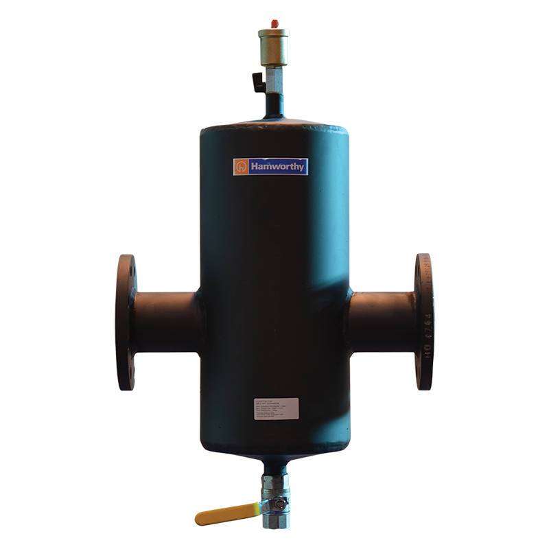 Clenston air and dirt separator